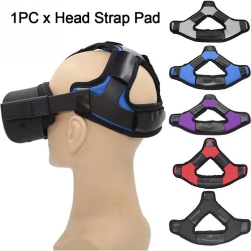 Newest Non-slip VR Helmet Head Pressure-relieving Strap Foam Pad for Oculus Quest VR Headset Cushion Headband Fixing Accessories