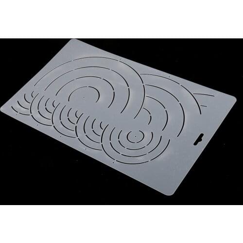 New Hot Sale Plastic Quilting Quilt Stencil Painting Craft Template Sewing Tool 34x20cm Patchwork Painting DIY Sewing Craft Tool