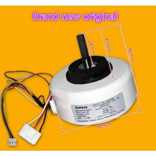 New original copper wire air conditioner GAL019H40720-K01 GAL4P19A-KND inner fan motor