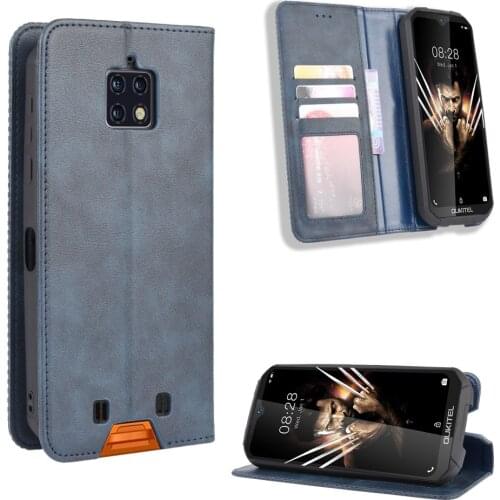 Oukitel WP6 Case OukitelWP6 Wallet Flip Style Vintage Imprint Leather Phone Back Cover For Oukitel WP6 W P 6 With Photo Frame