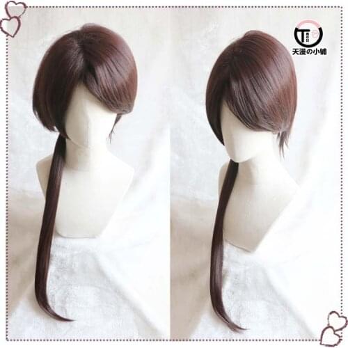 Blade dancing deep brown face level fake hair california clear cos wig