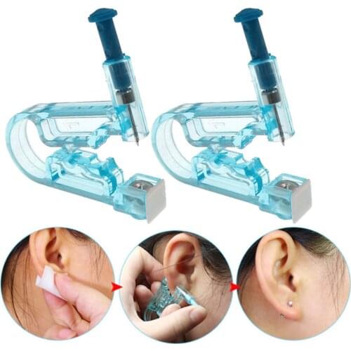 5PCS Ear Piercing Gun Disposable Painless Healthy Sterile Puncture Tool Without Inflammation Earrings Ear Piercing Gun