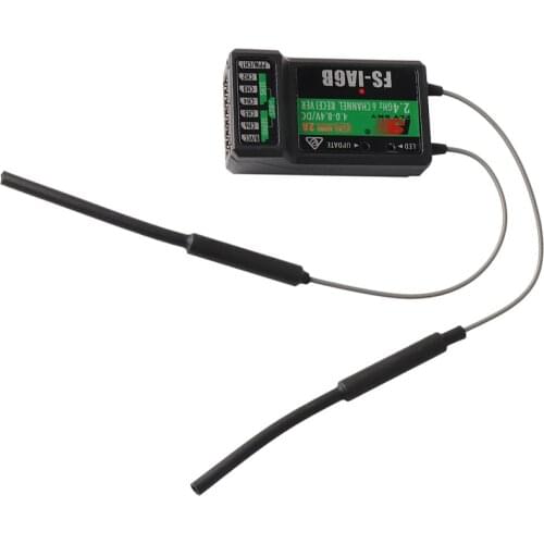 FlySky FS-iA6B 2.4G 6CH Remote Control Receiver AFHDS PPM Output w/ iBus Port for NV14 FS-I6S FS-GT2E FS-GT5 FS-i6 Transmitter