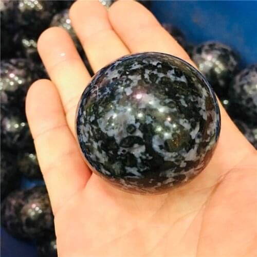 4cm Natural Polished Stone Sphere Semi Gabbro Stone Ball