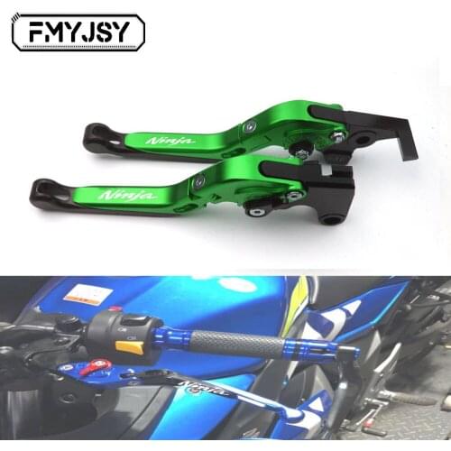 Motorcycle CNC Folding Extendable Brake Clutch Levers For KAWASAKI NINJA 300 300R 250R Z300 Z250SL NINJA250R Accessories