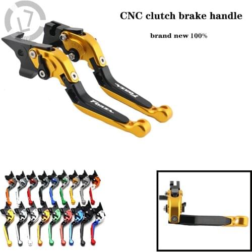 With logo for Honda FORZA Forza300 Forza250 Forza125 2010-2017 2018 motorcycle folding folding extendable brake clutch levers