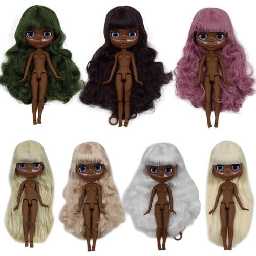 Super black Nude blyth doll Girl dolls