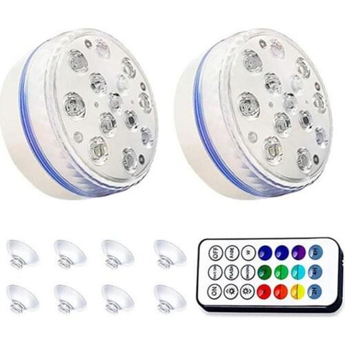 Waterproof LED Swimming Pool Light Remote Control Floodlight Colorful Underwater Atmosphere Lamp Multi-purpose Remote Control
