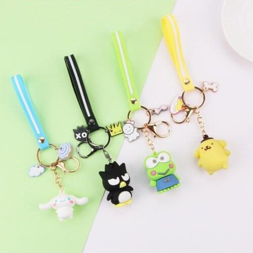 Anime Cartoon Cosplay Frog Key New Pudding Dog Cute Girl Heart Couple Key Ring Creative Car Key Chain 2020