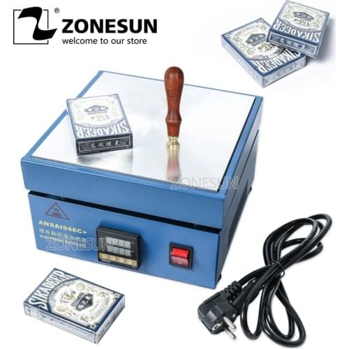ZONESUN 850W Phone Repairing Machine Cigarette Perfume Playing Card Poker Comestics BOPP Film Wrapping Machine Sealing Machine