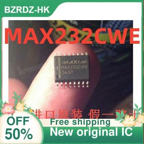1-20PCS MAX232CWE MAX232 Transceiver SOP16 patch 7.2mm wide body New original IC