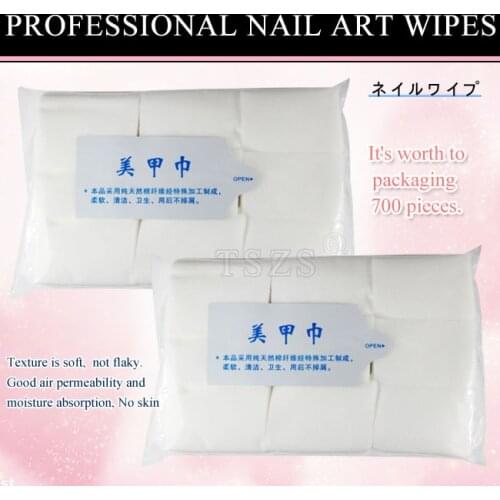 1bag/lot Wipes New Brand Soft Tough Clean Paper Cotton Pads Nail Polish Remover Makeup Nail Art