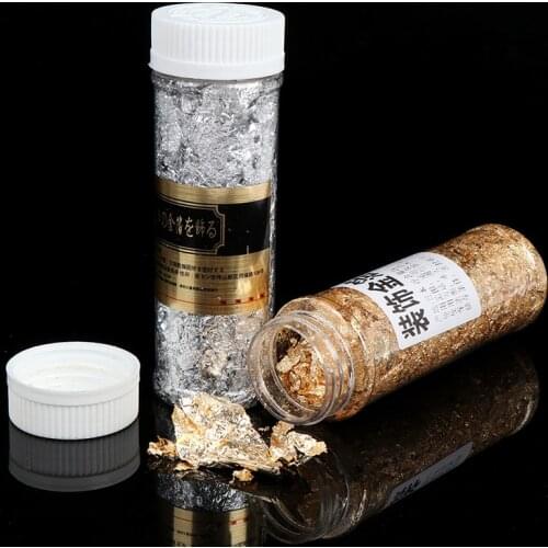1pc Gold Leaf Foil Cooking Drink Food Dessert Cake Ice Cream Decoration Gilding Dining Safety Cake Decoration