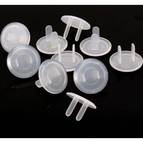 10pcs US Power Socket Cover Safety Outlet Plug Protective Cover Baby Kids Children Safety Protector Anti Electric Shock Plugs