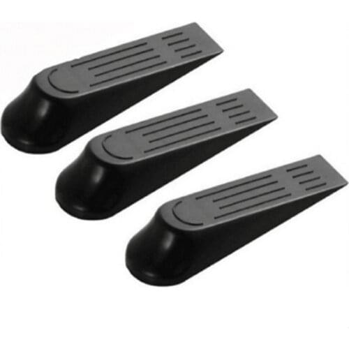2 Door Stop Stops Stoppers Wedge Wedges Jam Block Home Office Door Stopper Furniture Fittings Shockproof Adjustment Door Dampers
