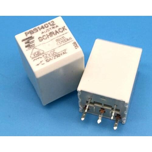 2PCS/lot Relay PB514012 12VDC 10A250VAC Set of conversions 5PIN