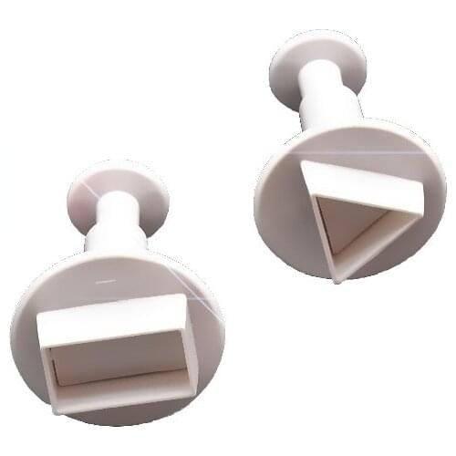 4pcs geometric triangle seal kitchen accessories rectangular plunger cutter biscuit biscuit cake mold cake decoration tool