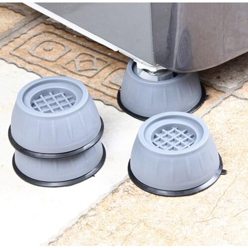 4Pcs/set Anti Vibration Feet Pads Rubber Legs Slipstop Silent Skid Raiser Mat For Washing Machine Support Dampers Stand Tools