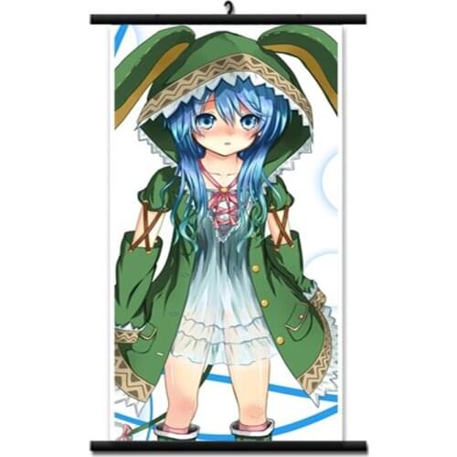 Anime DATE A LIVE Yatogami Tohka & Yoshino & Tokisaki Kurumi & Itsuka Kotori Home Decor Decorative Pictures Wall Scroll Poster