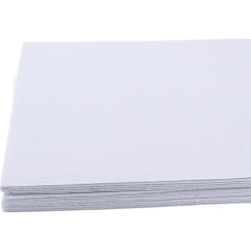 White 2 mm Hard Felt Fabric Polyester Fabrics Felt ClothNeedlework Diy Needle Sewing Handmade Fieltro Feltro Entretela