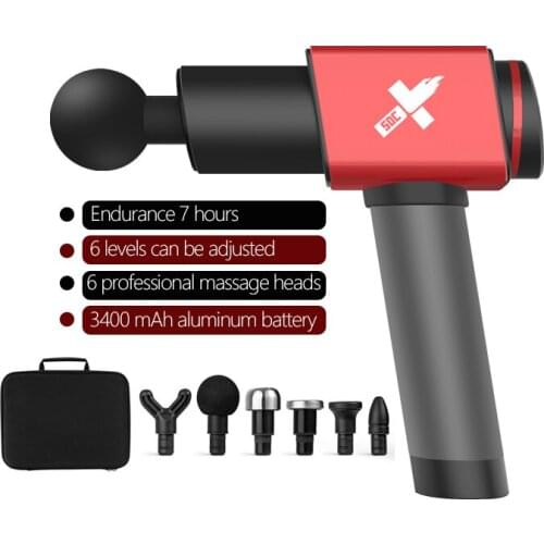 Super Quiet Massage Gun Muscle Body Relax Massager Cordless Electric Handheld Fitness Tools Vibrating Fascia Gym