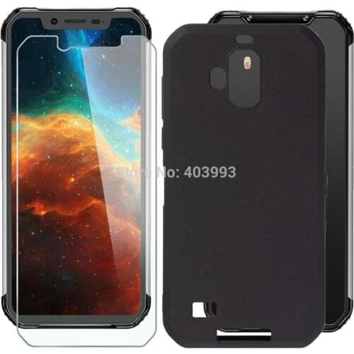 For Blackview BV9600 Pro Case Tempered glass Luxury Soft TPU Phone Case With Tempered glass For Blackview BV9600 Pro Coque