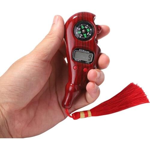 2040S Manual Reset LCD Digital Electronic Rosary Beads Tally Counter with LED Light Portable Handheld Tassel Finger for Muslim