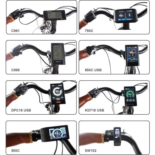 BOLLFIT Bafang DP C01.UART Display C961 Bicycle 8fun Mid Drive Motor BBS01 BBS02 BBSHD Bafang C961 850C LCD Display