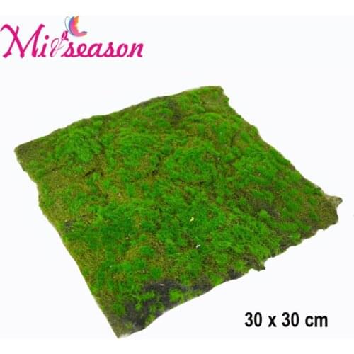 30X30cm Micro Landscape Artificial Moss Grass Lawn Turf DIY Mini Fairy Garden Simulation Plants Home Landscaping Wall Decor