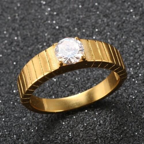 JOVO LOVE Rings With Crystals