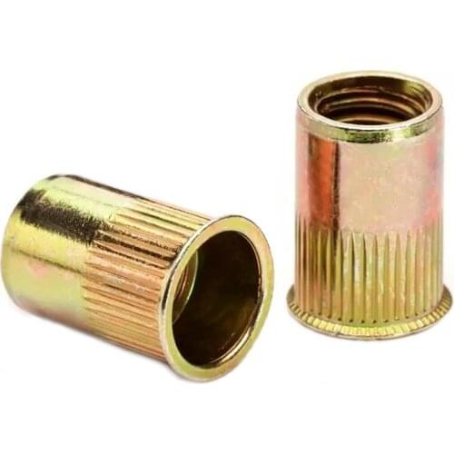 M3 m4 m5 m6 m8 m10 m12 Rivet Nut,Countersunk Head Rivet Nut With Knurled ,K002