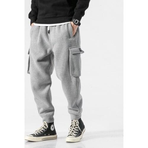 Trendy Brand Spring and Autumn Sports Loose Large Size Skinny Closed Workwear Pants Sweatpants Mens Jogger Pants Casual Autumn
