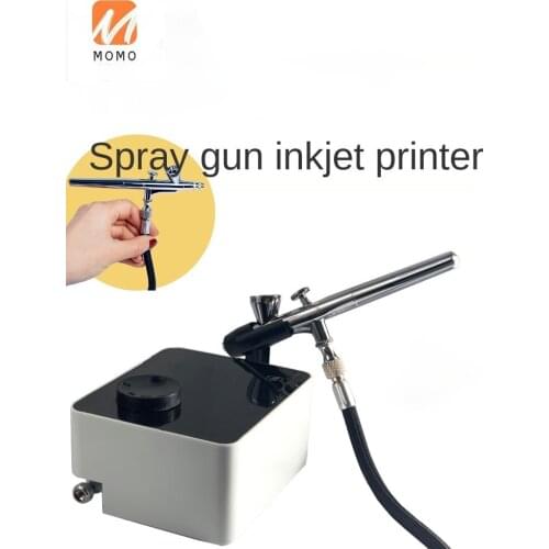 Nail Spray Gun Inkjet Printer Set Mini Pump UV Polish Spray Pen Japanese Blooming Gradient Model Painted