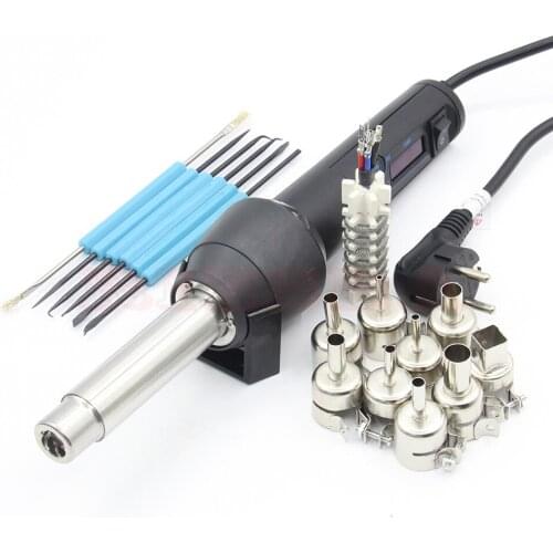RIESBA 8858LCD 220V & 110V EU/US 650W LCD Adjustable Electronic Heat Hot Air Gun Desoldering Soldering Station IC SMD BGA