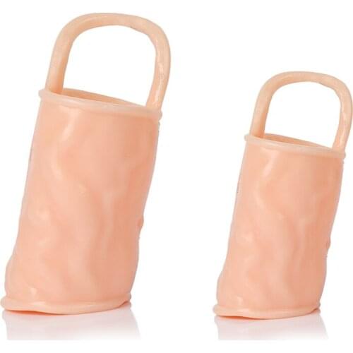 Silicone Penis Ring Foreskin Correction Sleeve Sex Penis Cock Ring Foreskin Correct Glans Protection Ring Adult Sex Toys for Men