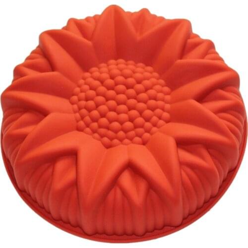 Silicone Sunflower Cake Pan Nonstick Baking Pan Mold,Homemade Cake Decorating for Cake, Muffin, Pie, Meatloaf, Bread, Pastry