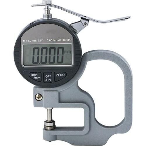 Digital display thickness gauge 0-12.7mm 0.001mm Thickness Gauge thickness meter paper film thickness tester