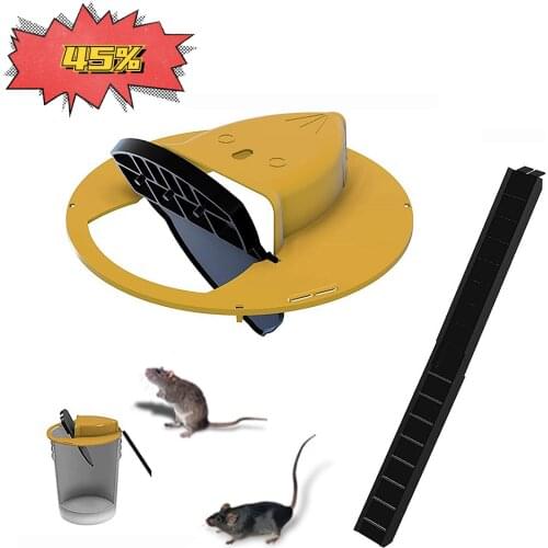 High qulity reusable mouse catch mice mousetrap snap bait spring rodent collector pest control Resets Humane Door Tools