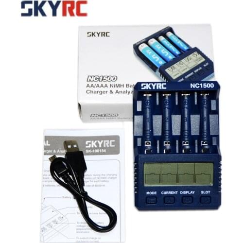 Battery Charger LCD Smart Charger NC1500 5V 2.1A 4Slots For AA/AAA Analyzer NiMH Discharge & Refresh