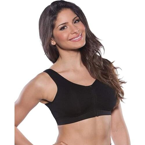 Women Front Zipper Push Up Sporters Bras,S-XL XXL Shockproof Padded Wirefree Fitness Running Yogi Top For Women