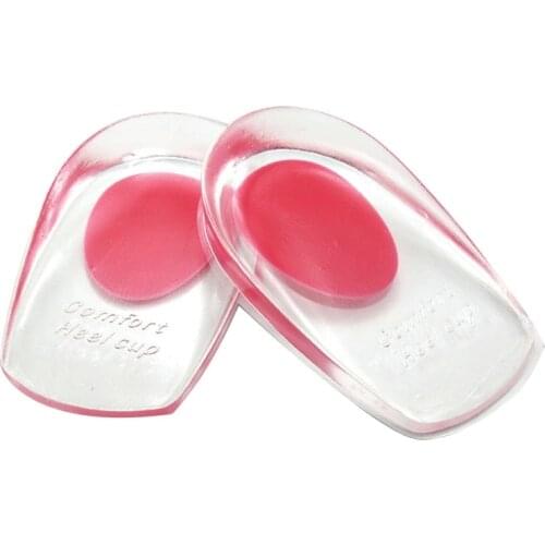 1 Pair gel insole silicone Men Women heel Cushion insoles soles relieve foot pain Spur Support Shoe pad High Heel inserts