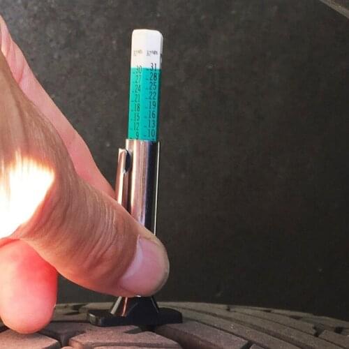 1pcs General Motors Depth Gauge Tester Groove Depth Measurement Tool Tire Pattern Safety Ruler Depth Tester