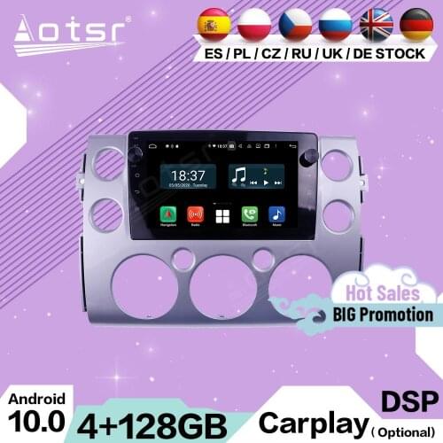 128G Carplay Android For Toyota FJ Cruiser 2007 2008 2009 2010 2011 2012 2013 2014 2015 2016 2017 2018 GPS Navi Player Head Unit