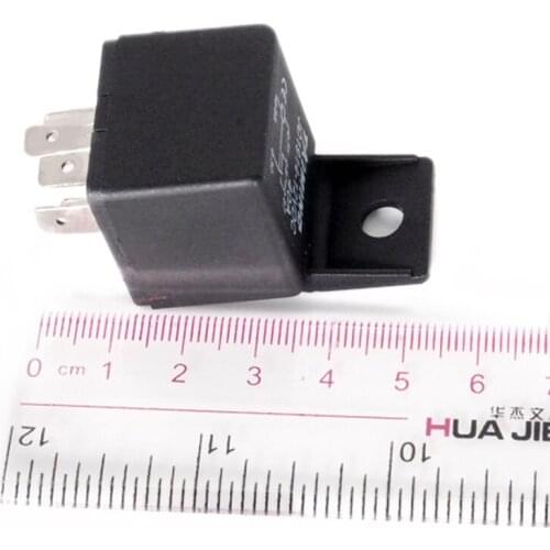 12V Micro Automotive Changeover Auto Relay 30A 5-Pin Car Bike JD1914 - Black
