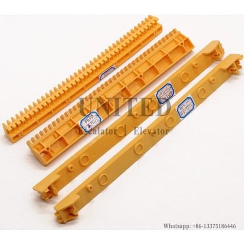 20pcs UNITED Escalator Yellow Plastic Demarcation Strip LDTJ-A-14 27332044 RIGHT
