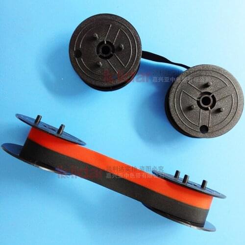 GR24 Twin Spool Ribbons For Typewriters 5.5M CASIO/CITIZEN/SAMSUNG/TASHIBA GR24(R/BK)EP102TOSHIBA 1231P Black and Red