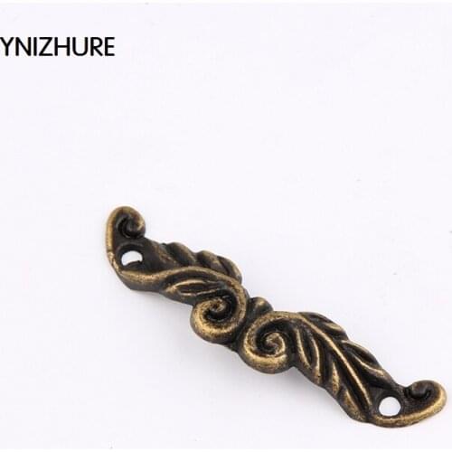 50pcs 45*10mm antique drop pulls antique chinese cabinet push pull door handle children furniture handles