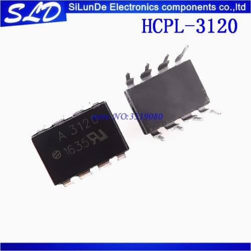 Free Shipping 50pcs/lot A3120 HCPL3120 HCPL-3120 A3120V DIP-8 new and original in stock