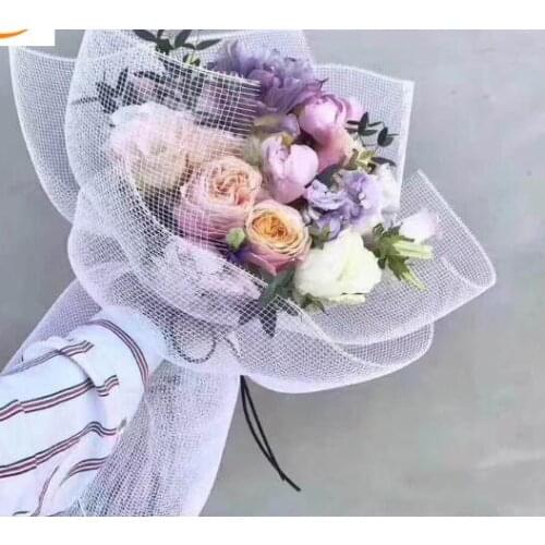 Flower Wrapping Mesh Paper Korean Novelty Gift Flower Shop Packaging Material Florist Bouquet Gift Packaging