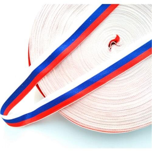 Party 20MM Polyester 10 yard Printed Grosgrain Ribbon Russia Italy Flag Decorative Ribbon Bow for Bracelet Wedding Decor